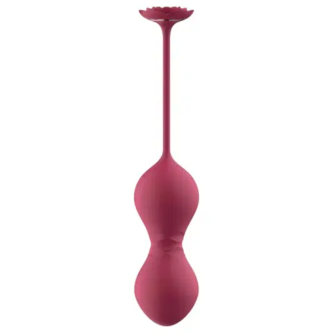 Raytech Rose - nabíjecí, vodotěsná venušina kulička (červená) - YETU Lust
